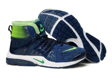 Nike Presto зимние (deep blue white)