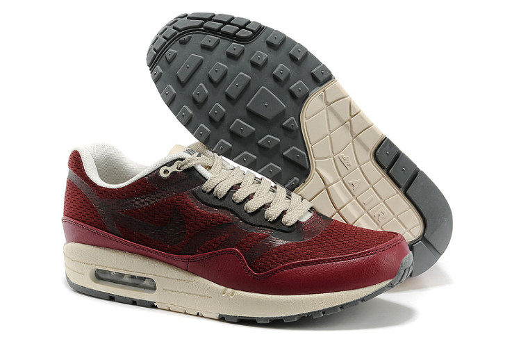 Air Max 1 PRM Tape wine/grey/white 