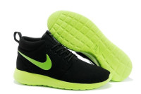 Roshe Run suede black/green