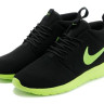 Roshe Run suede black/green