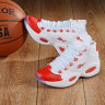 Reebok Question Mid White/Pearlized Red
