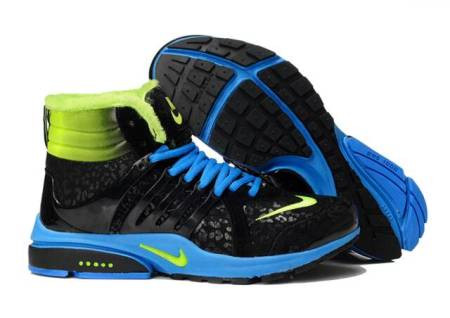 Nike Presto зимние (black deep blue)