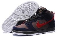 Nike Dunk High Prm brown/darkblue/red