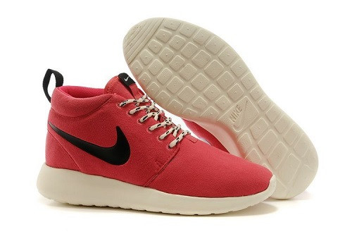 Roshe Run suede red/white