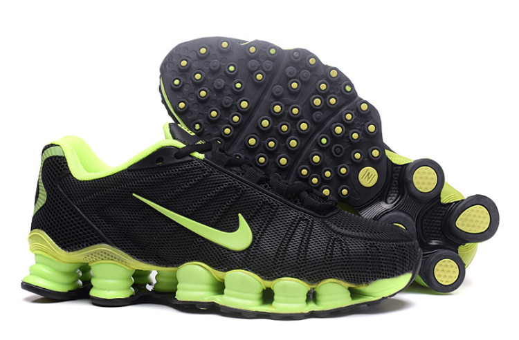Nike Shox TLX black green