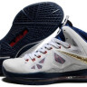 LeBron James X (10) (white blue gold)
