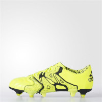 ADIDAS  X 15.1 SG LEATHER 	   black yellow creeping