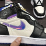 NIKE Air Jordan 1 Retro High OG AJ1 Black White Violett 555088-910 