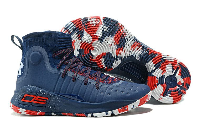 Under Armour Curry 4 Blue/Red