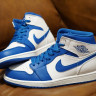 AIR JORDAN 1 1 AJ1 Mid Hyper Royal 1 554724-114 A00C404724