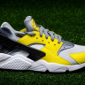 Nike Air Huarache yellow grey black