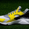 Nike Air Huarache yellow grey black