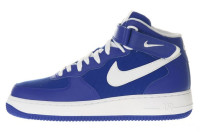 nike Air force 1 mid (white/blue)