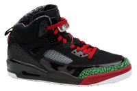Air Jordan Spizikes Black/Varsity Red-Classic Green