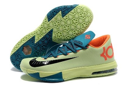 Nike KD 6 “Blue/green/orange”