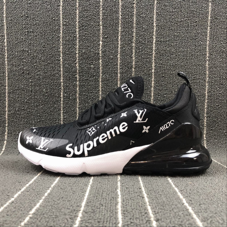  Nike Air Max 270 x LV x Supreme black white