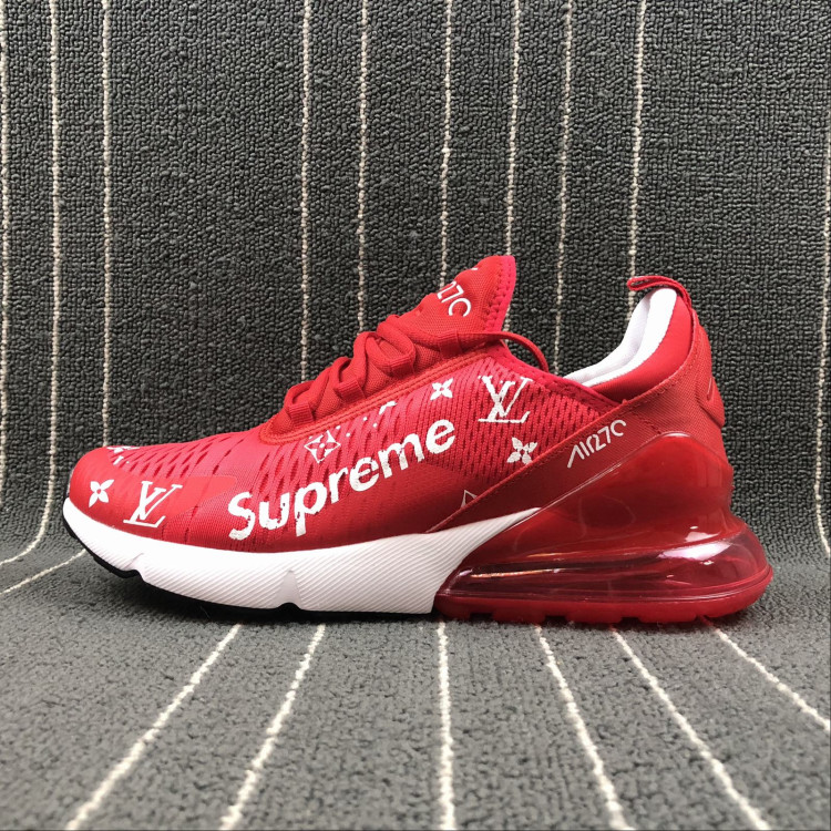 Nike Air Max 270 x LV x Supreme red white
