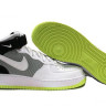 nike Air force 1 mid (white/black/gray)