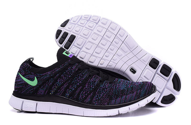 Nike Free 5.0 Flyknit black/purple