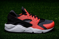Nike Air Huarache red black grey