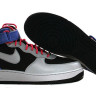nike Air force 1 mid (white/black/blue)