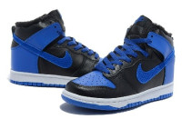 Nike Dunk high зимние (black blue)