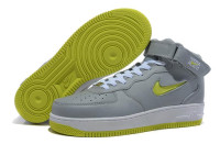 nike Air force 1 mid grey/green