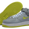 nike Air force 1 mid grey/green