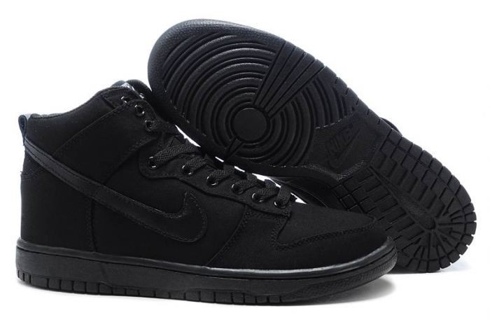 Nike Dunk High total black