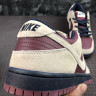 NIKE SB DUNK LOW BURGUNDY AND GREY