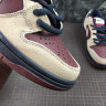 NIKE SB DUNK LOW BURGUNDY AND GREY