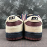 NIKE SB DUNK LOW BURGUNDY AND GREY