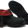 Timberland Мужские ботинки Roll Top (Brown/red-squared)