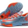 Nike KD 6 “grey-blue/orange”