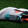 Nike Air Huarache grey turquoise orange black