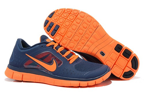 Nike free run +3 Shield navvy/orange
