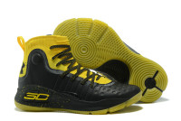 Under Armour Curry 4 Black and Yellow