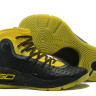Under Armour Curry 4 Black and Yellow