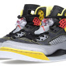 Air Jordan Spizike 3.5 Black / Challenge Red - Metallic Silver - Tour Yellow