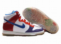 Nike Dunk High Premium GS White/Royal-Orange/Blaze-Red