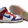 Nike Dunk High Premium GS White/Royal-Orange/Blaze-Red