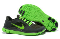 Nike free run +3 Shield black/green
