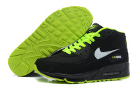 air max 90 зимние black/volt