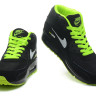 air max 90 зимние black/volt