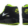 air max 90 зимние black/volt