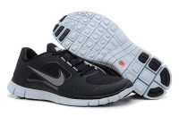 Nike free run +3 black/white