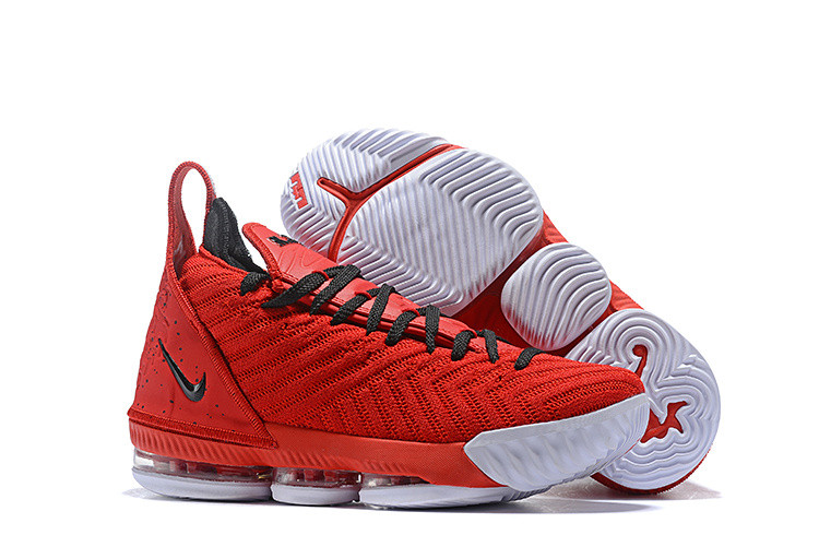 Lebron 16 red white black 