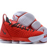 Lebron 16 red white black 