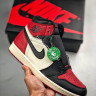 NIKE AIR JORDAN 1 Retro High OG Bred Toe 555088-610