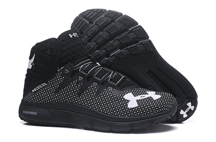 UA Project Rock Delta black white 